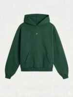 bslm clothing graphic blanked hoodie forest