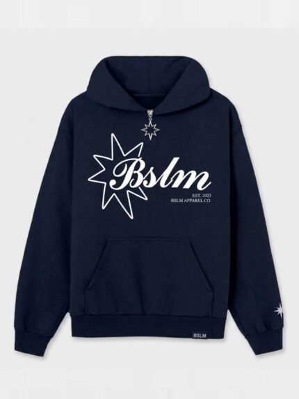 bslm navy blue hoodie