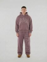 outlined hoodie taupe (1)