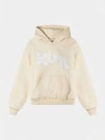 patched hoodie ivory