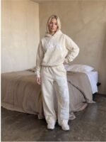 bslm patched sweatpants ivory (1)
