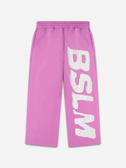 bslm patched sweatpants rose