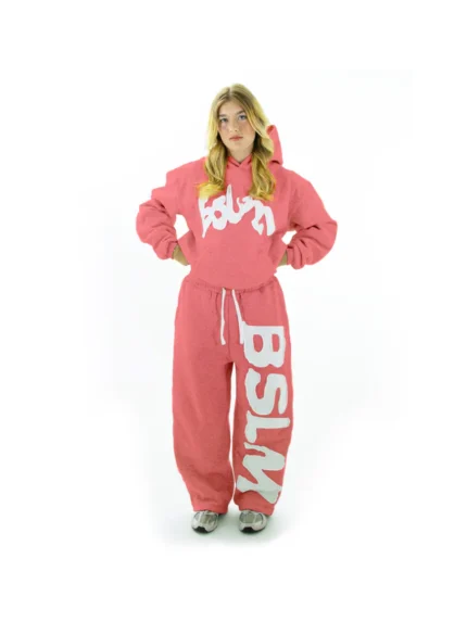 PATCHED SWEATPANTS ROSE