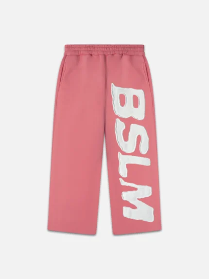 PATCHED SWEATPANTS ROSE