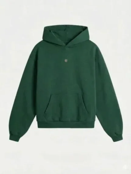 bslm clothing graphic blanked hoodie forest